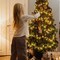 Hopolon 2PACK 50-Count Set Clear Christmas Lights with White Wire,Incandescent Bulb Mini String Lights for Holiday,Christmas Tree,Party, Wedding, Xmas, Home,Indoor & Outdoor Decorations(Warm White)